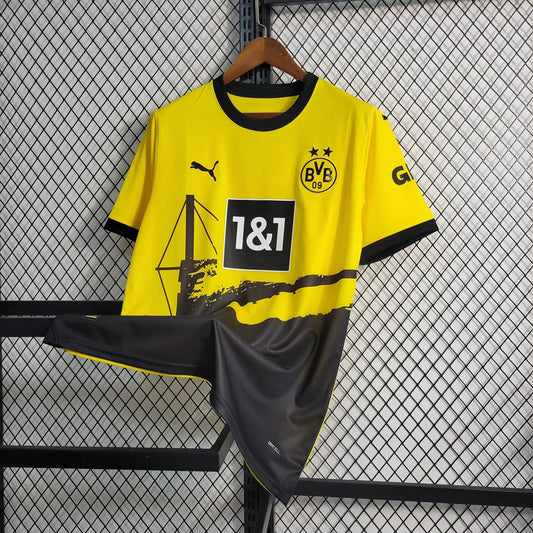 Borussia Dortmund Home Shirt 23/24 - Men's Fan Shirt Yellow