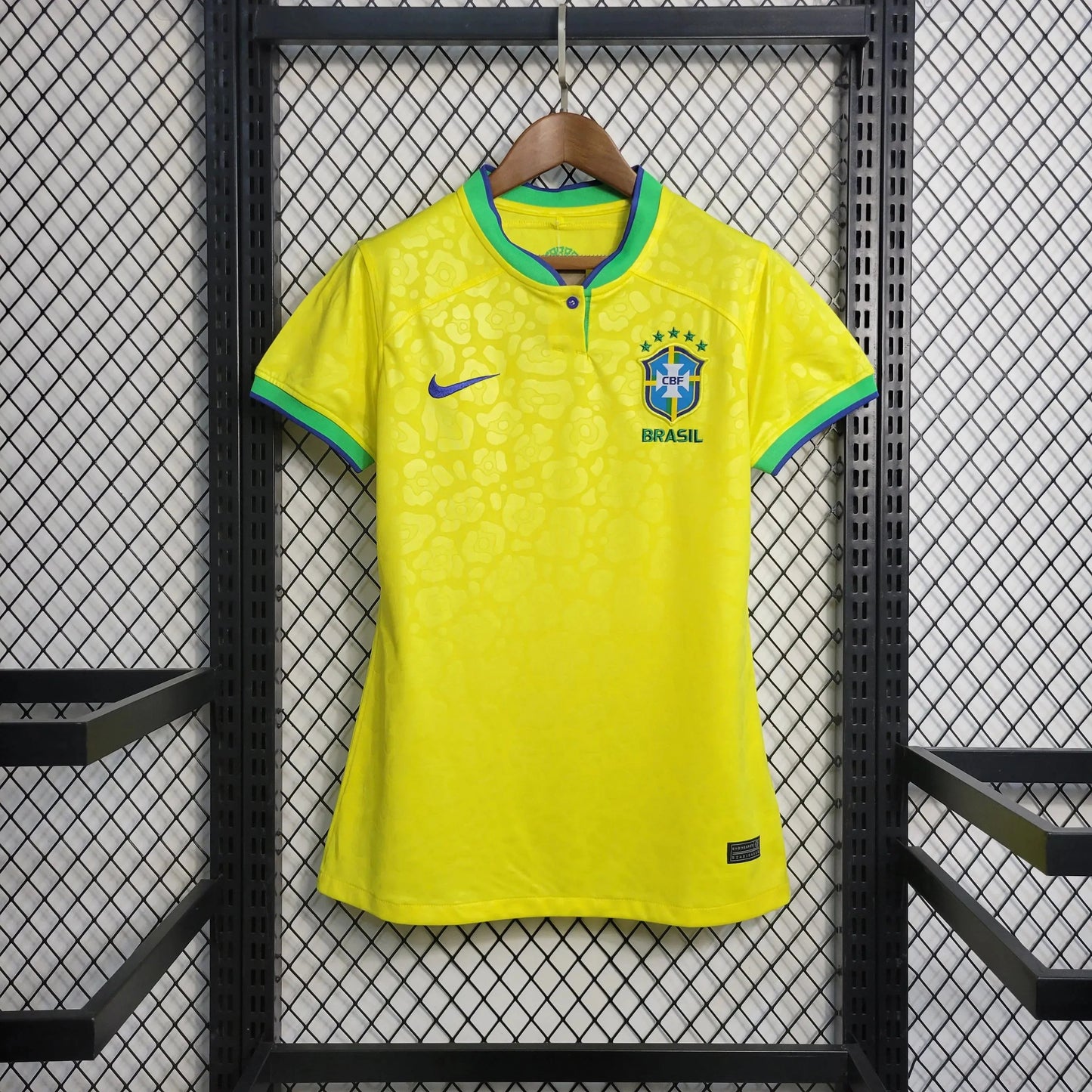 Brazil Home Shirt 22/23 - Women's Fan Shirt Yellow