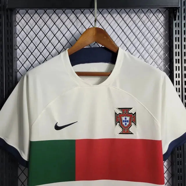 Portugal Away Shirt 22/23 - Men's White Fan Shirt