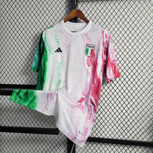Italy Training Shirt 23/24 - Men's White Fan Shirt