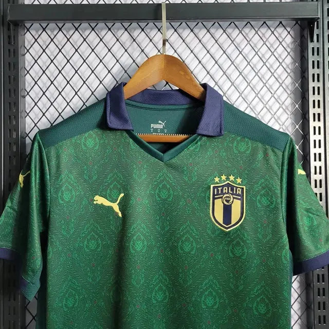 Italy Third Away Shirt 20/21 - Men's Green Fan Shirt
