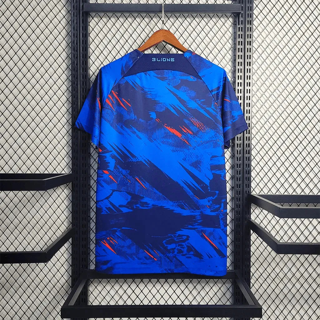 England Training Shirt 22/23 - Men's Fan Blue
