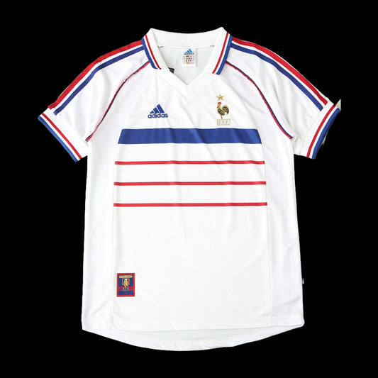 France Retro 1998 Shirt - Men's White Fan Shirt
