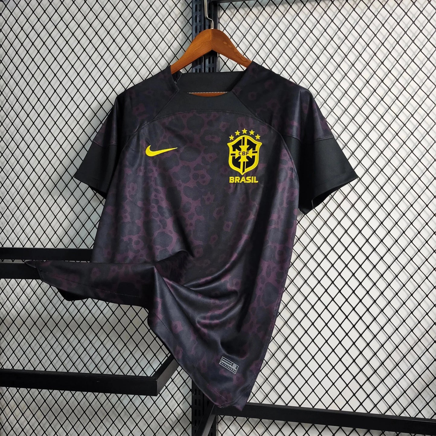 Brazil Goalkeeper Shirt 22/23 - Men's Fan Black