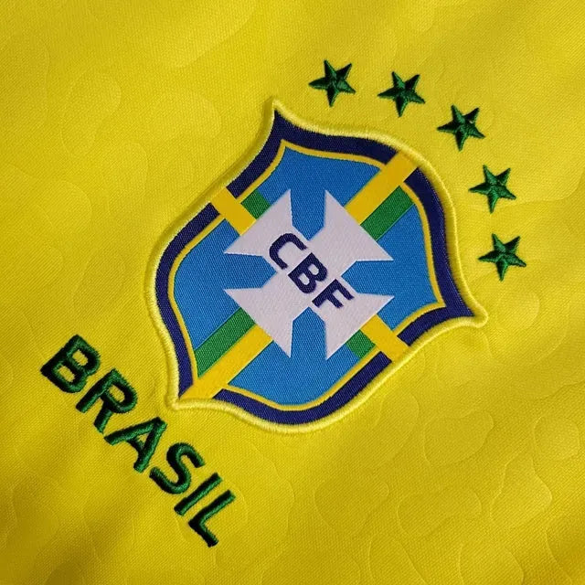 Brazil Home Shirt 22/23 - Men's Fan Yellow
