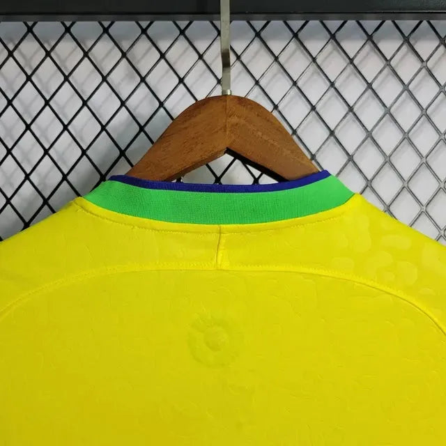 Brazil Home Shirt 22/23 - Men's Fan Yellow