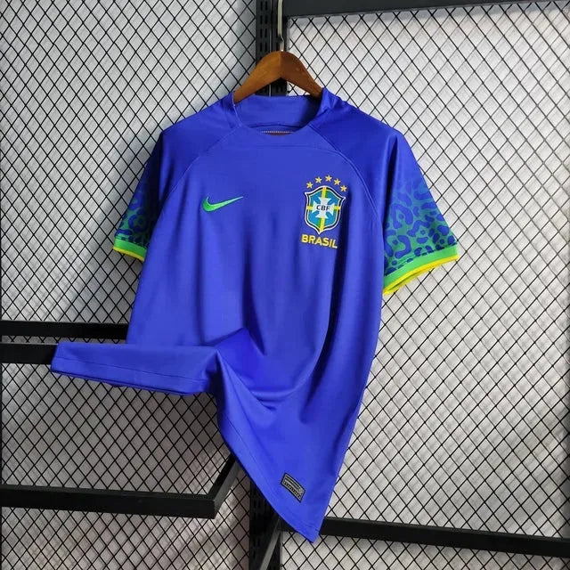 Brazil Away Shirt 22/23 - Men's Fan Blue