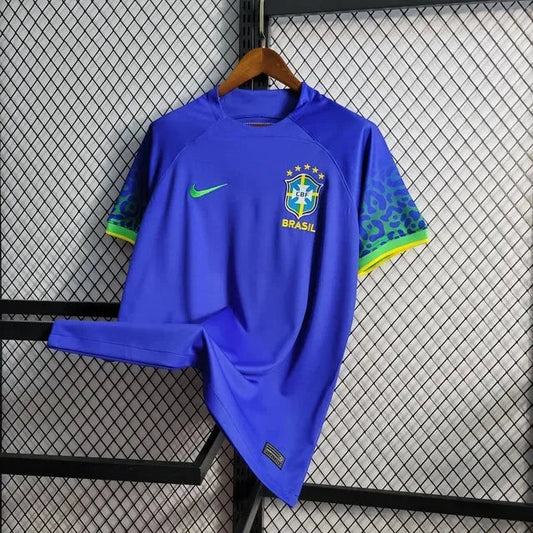 Brazil Away Shirt 22/23 - Men's Fan Blue
