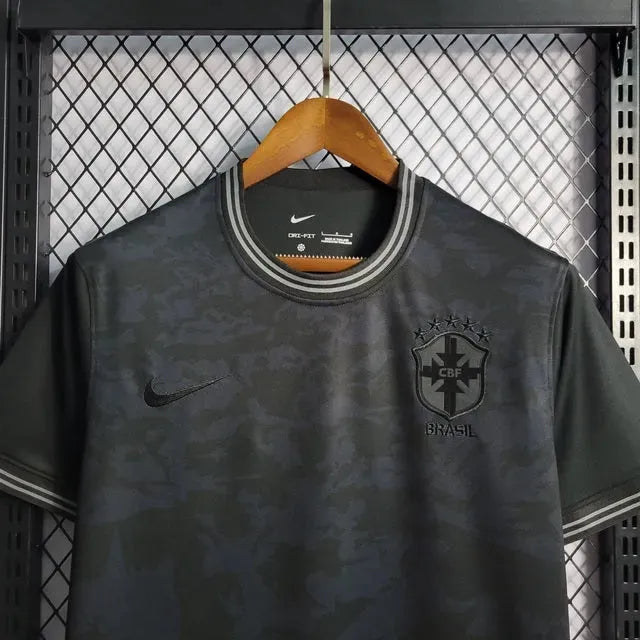 Brazil 22/23 Shirt - Men's Fan Black