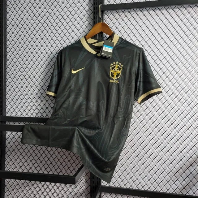 Brazil 22/23 Shirt - Men's Fan Black