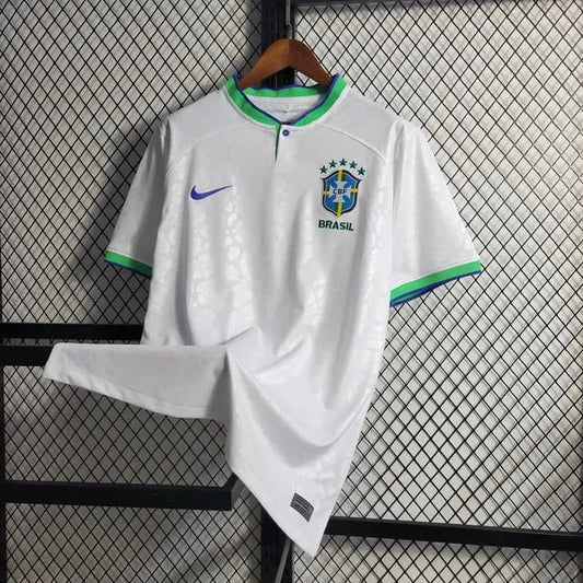 Brazil Leopard 22/23 Shirt - Men's White Fan Shirt