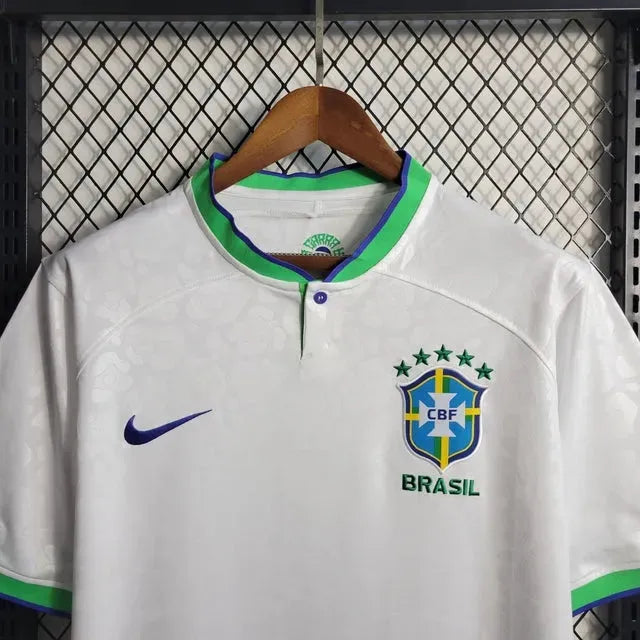Brazil Leopard 22/23 Shirt - Men's White Fan Shirt