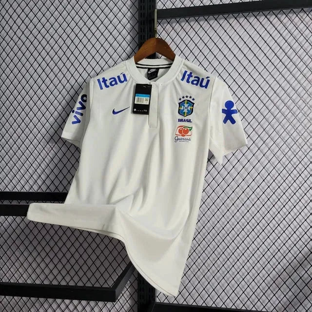 Brazil Polo Shirt - Men's White Fan