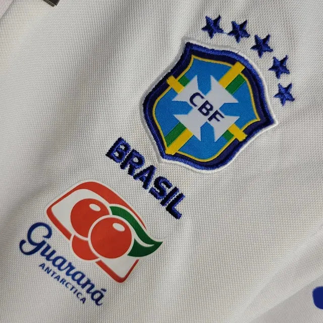 Brazil Polo Shirt - Men's White Fan