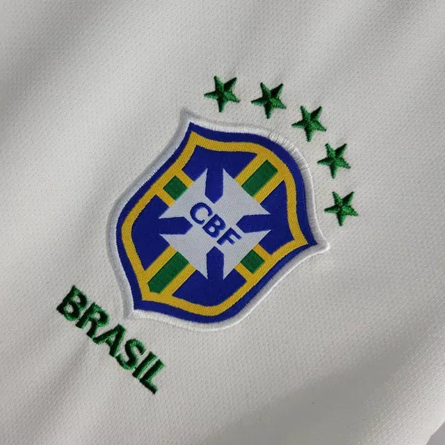 Brazil Away Shirt 19/20 - Men's White Fan Shirt
