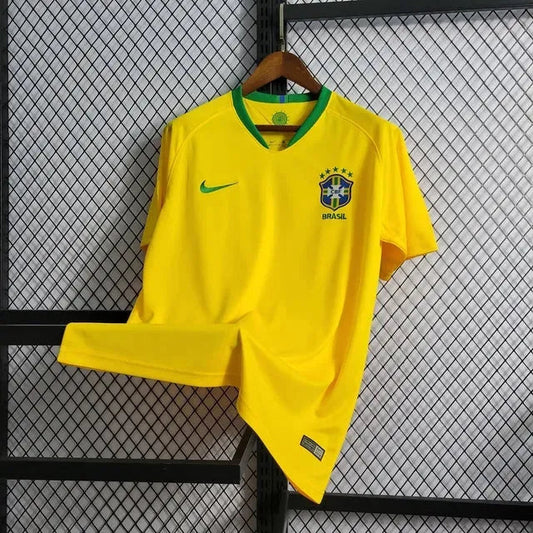 Brazil Home Shirt 2018 - Men's Fan Shirt