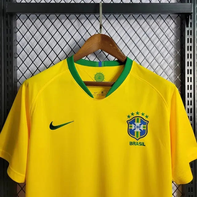 Brazil Home Shirt 2018 - Men's Fan Shirt