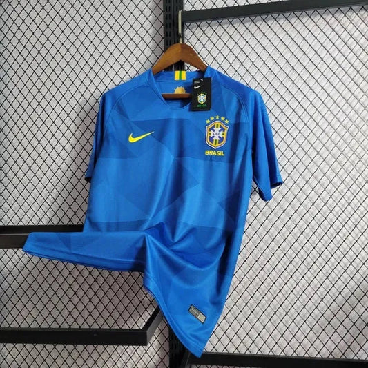 Brazil Away Shirt 2018 - Men's Fan Blue