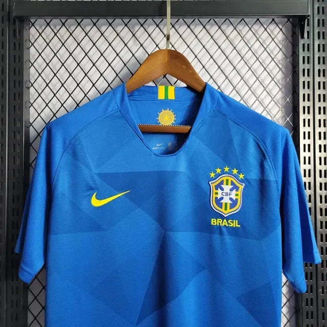 Brazil Away Shirt 2018 - Men's Fan Blue