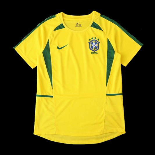 Brazil Retro Home Shirt 2002 - Men's Fan Shirt