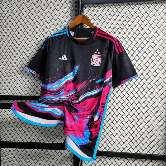 Argentina Commemorative Edition 23/24 Shirt - Men's Fan Black and Purple