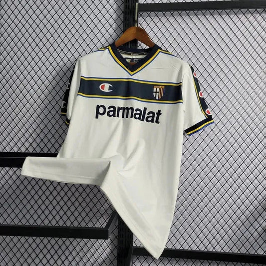 Parma Retro Away Shirt 02/03 - Men's White Fan Shirt