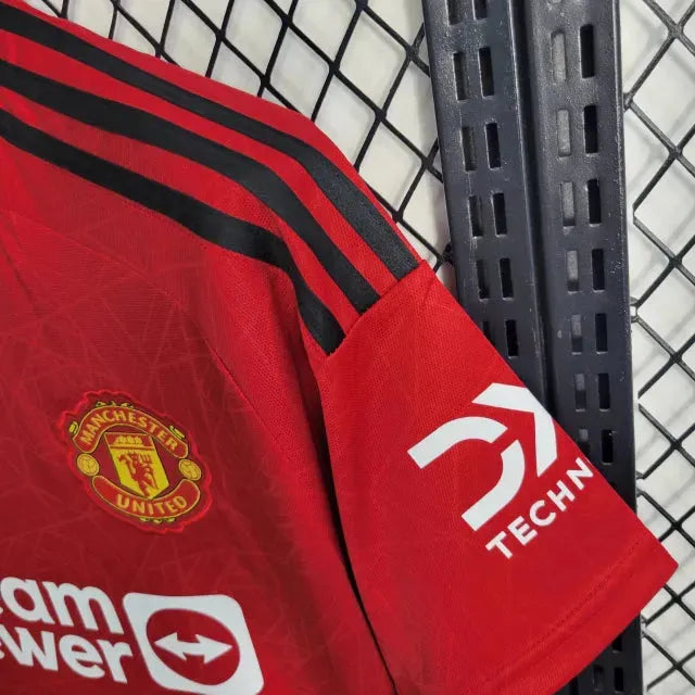 Manchester United Home Shirt 23/24 - Men's Fan Shirt Red