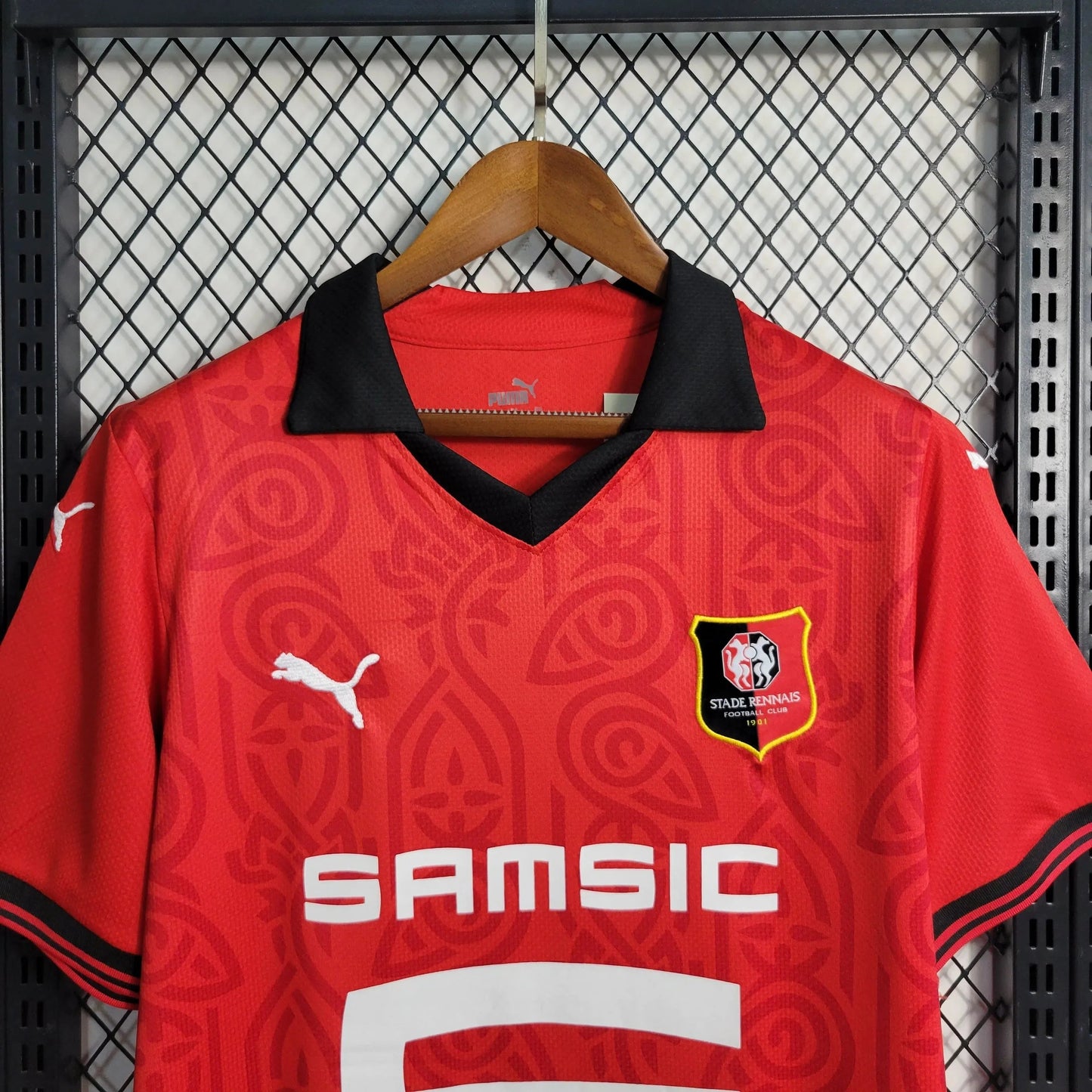 Stade Rennais Home Shirt 23/24 - Men's Fan Shirt