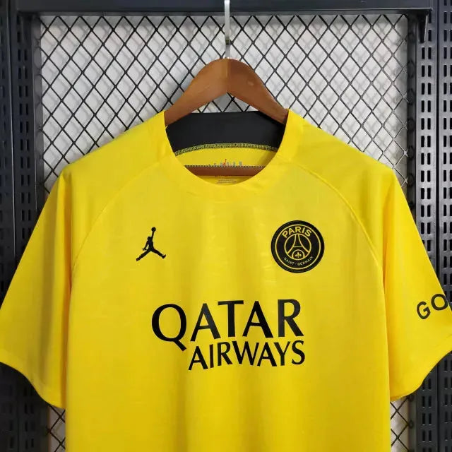 PSG Training Shirt 23/24 - Men's Fan Yellow