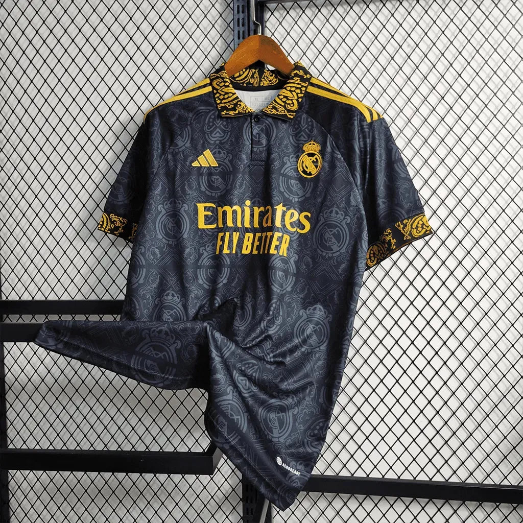 Real Madrid Concept 23/24 Shirt - Men's Fan Black