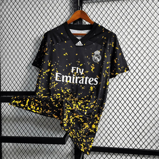 Real Madrid 20/21 Special Edition Men's Fan Shirt - Black and Yellow
