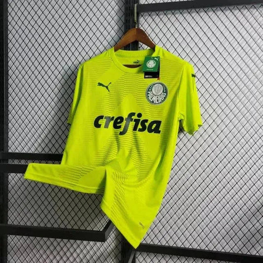 Palmeiras Goalkeeper Shirt 22/23 - Men's Green Fan Shirt