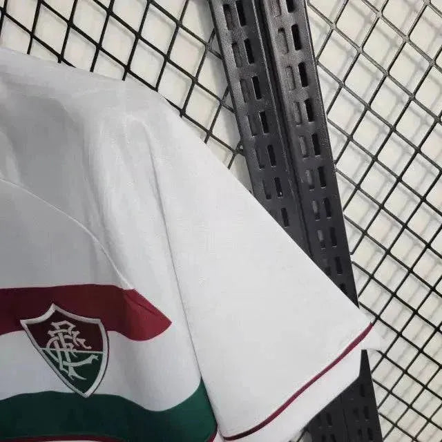 Fluminense Away Shirt 23/24 - Men's White Fan Shirt + Libertadores Patches