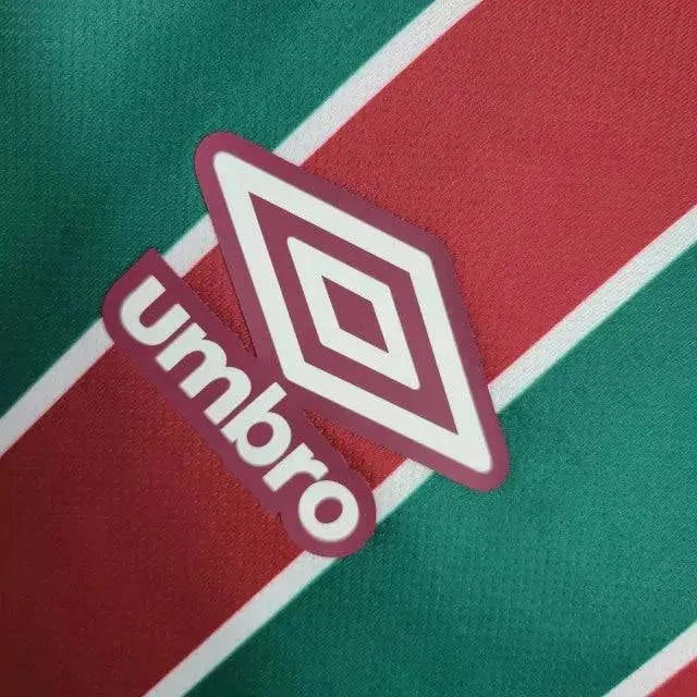 Fluminense Home Shirt 23/24 - Men's Fan Shirt + Libertadores Patches
