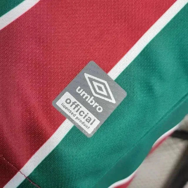 Fluminense Home Shirt 23/24 - Men's Fan Shirt + Libertadores Patches