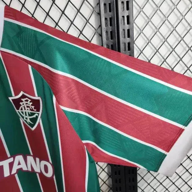 Fluminense Home Shirt 23/24 - Men's Fan Shirt + Libertadores Patches