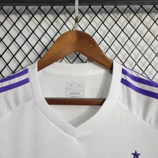 Flamengo Goalkeeper Shirt 23/24 - Men's White and Purple Fan Shirt