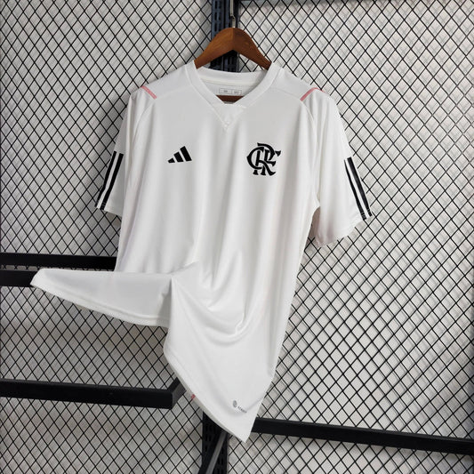 Flamengo Training Shirt 23/24 - Men's White Fan Shirt
