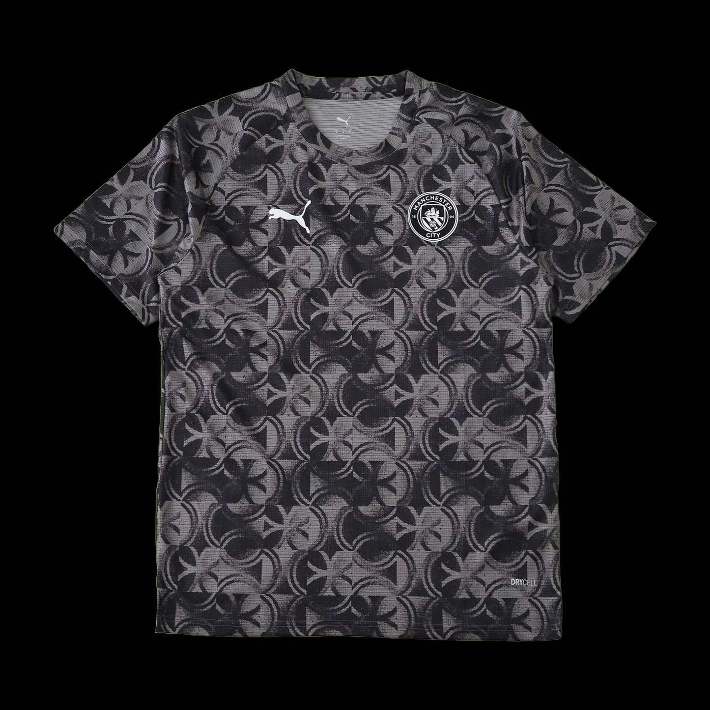Manchester City Training Shirt 25/26 - Men's Fan Black and Grey
