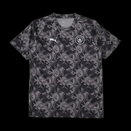 Manchester City Training Shirt 25/26 - Men's Fan Black and Grey