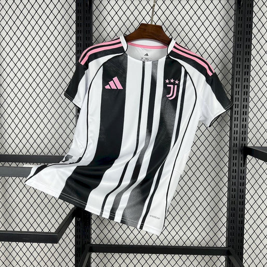 Juventus Home Shirt 25/26 - Men's Fan Shirt Black and White
