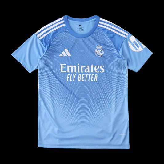 Real Madrid Goalkeeper Shirt 25/26 - Men's Fan Blue