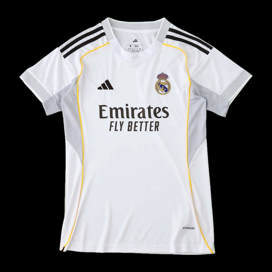 Real Madrid Home Shirt 25/26 - Women's White Fan Shirt