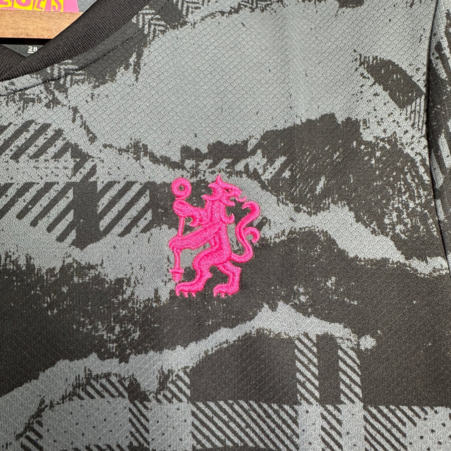 Chelsea Third Away Shirt 24/25 - Kids Fan Black and Pink
