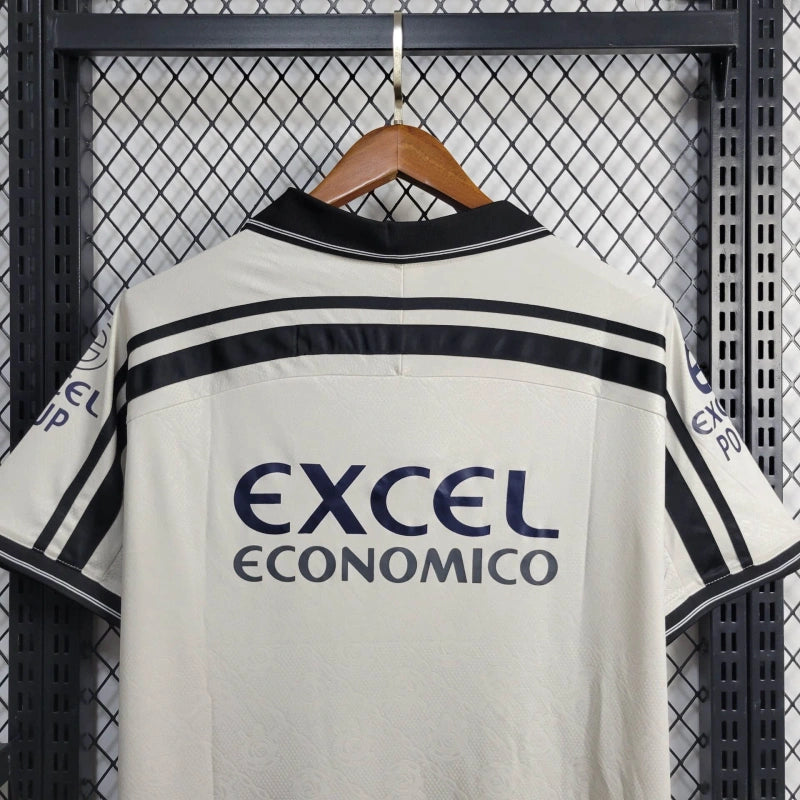 Timão Home Retro Shirt 1998 - White Men's Fan Shirt