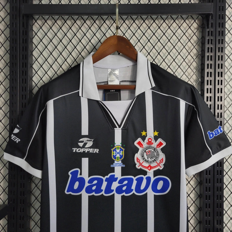 Timão Away Retro 1999 Shirt - Men's Fan Black