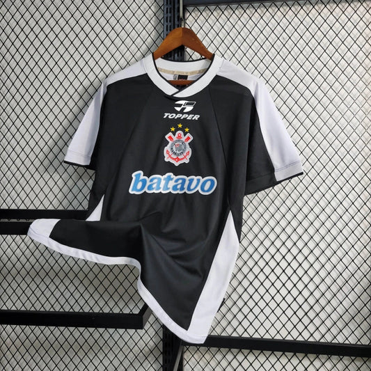 Timão Away Retro 2000 Shirt - Men's Fan Black
