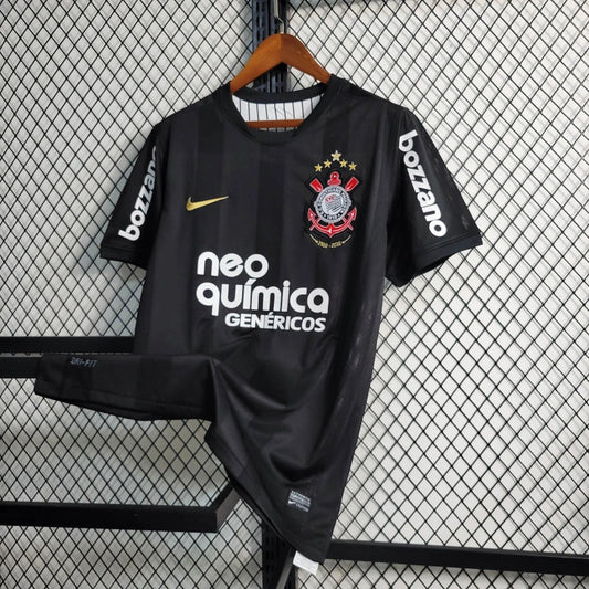 Timão Away Retro 2010 Shirt - Men's Fan Black