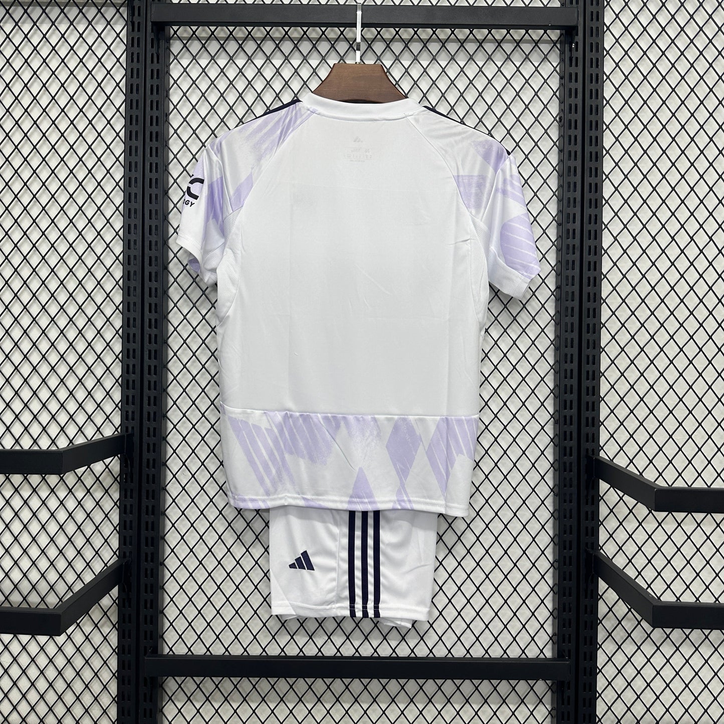 Manchester United Away Shirt 25/26 - Kids Fan White and Purple