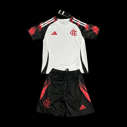 Flamengo Away Shirt 25/26 - White Kids Fan Shirt